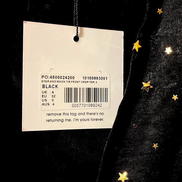 NWT Star and Moon Crop Top 🌙 - Picture 6 of 8
